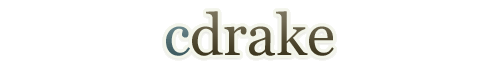 Logo for Carey Drake, Web specialist
