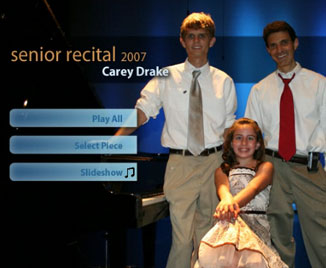 Carey Drake 2007 Senior Recital Portfolio